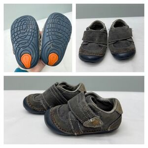 Stride Rite SM Soft Motion Kellen Boys 3.5XW 3.5 Extra Wide Leather Shoes